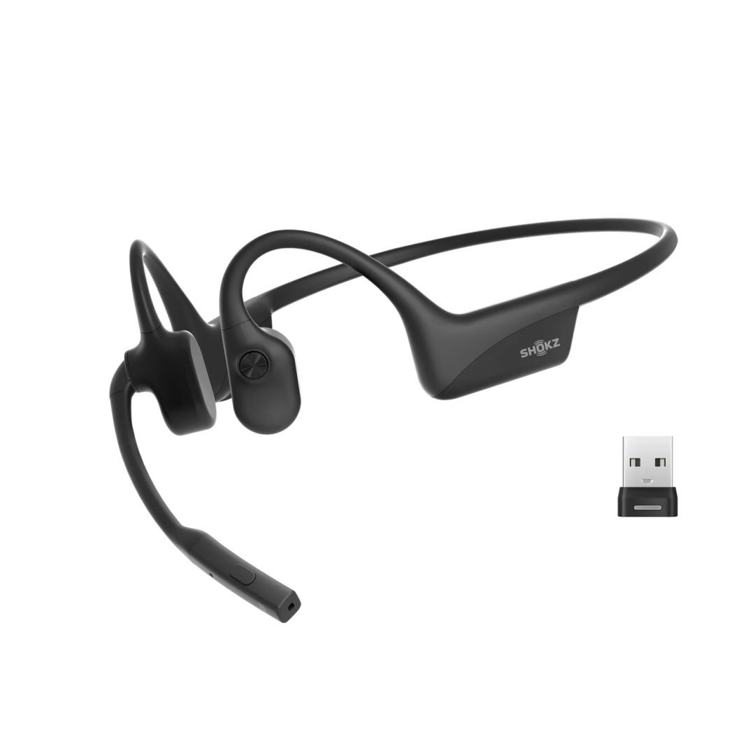 Shokz Opencomm2 UC 2025 Upgrade Wireless USB-A Headset Black Shokz Opencomm2 UC 2025 Upgrade Wireless USB-A Headset Black