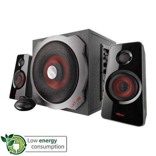 Trust GXT38 2.1 Subwoofer hangszóró Black (low energy consumption)