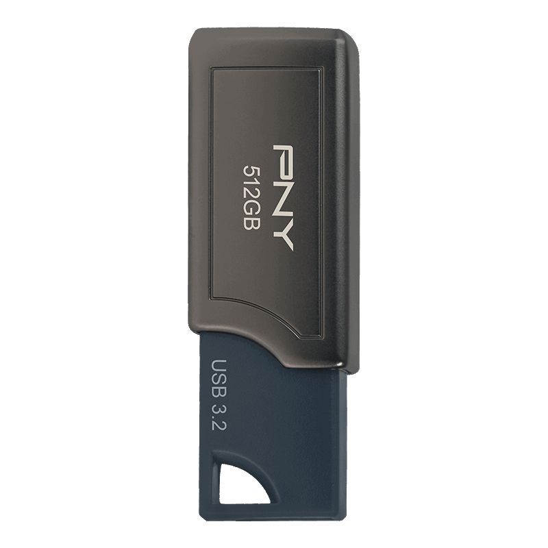 PNY 512GB PRO Elite V2 Gen 2 Flash Drive USB3.2 Black