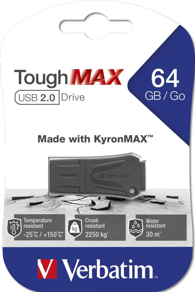 Verbatim 64GB ToughMax Black