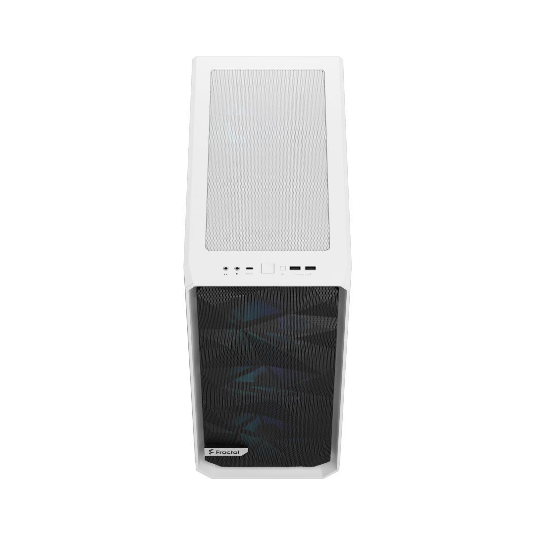 Fractal Design Meshify 2 Compact RGB Tempered Glass Tint Clear White