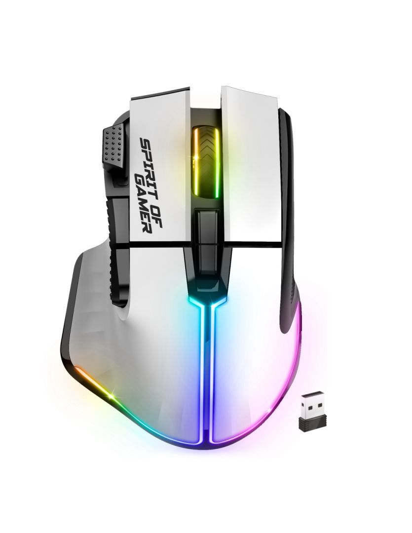 Spirit Of Gamer Pro-M5 RGB Arctic Wireless White