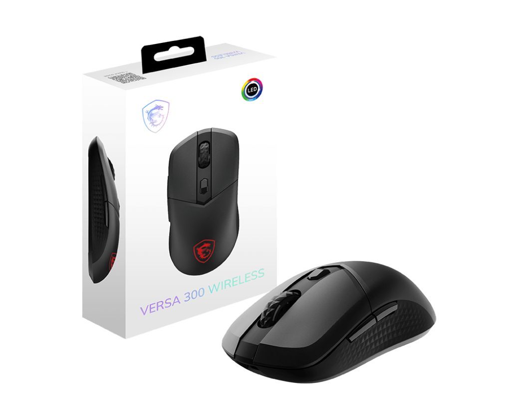 Msi Versa 300 Wireless Gaming Mouse Black