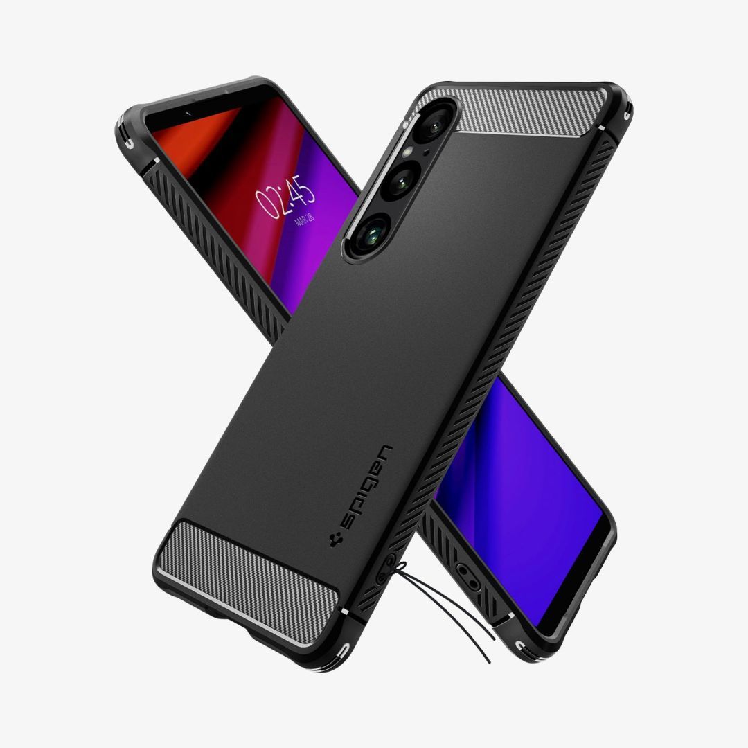 Spigen Rugged Armor Sony Xperia 1 VI Matte Black