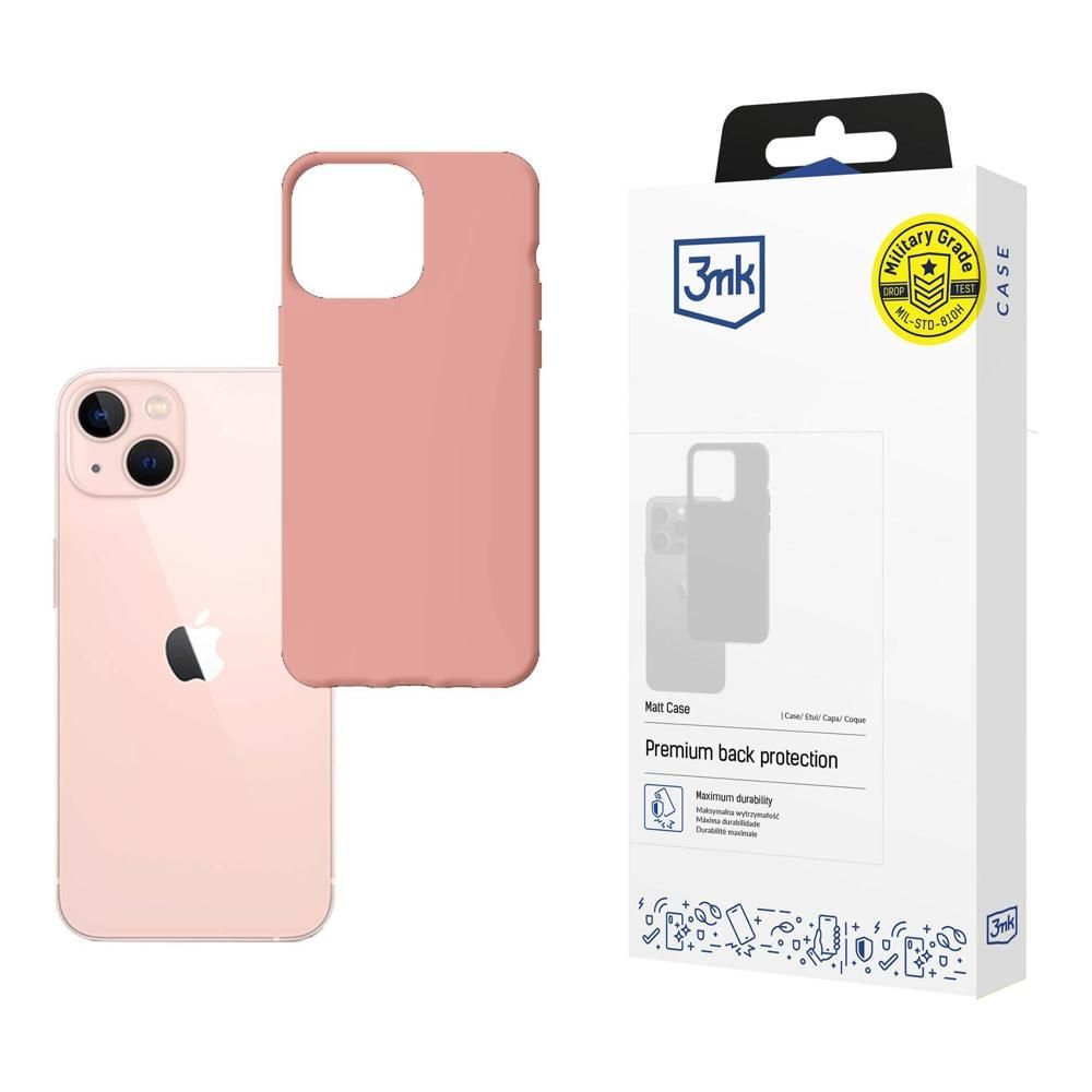 3mk Matt TPU anyagú Telefontok licsi Apple iPhone 14