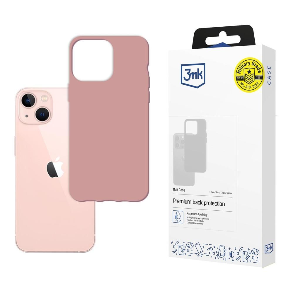 3mk Matt TPU anyagú Telefontok licsi Apple iPhone 14 Plus