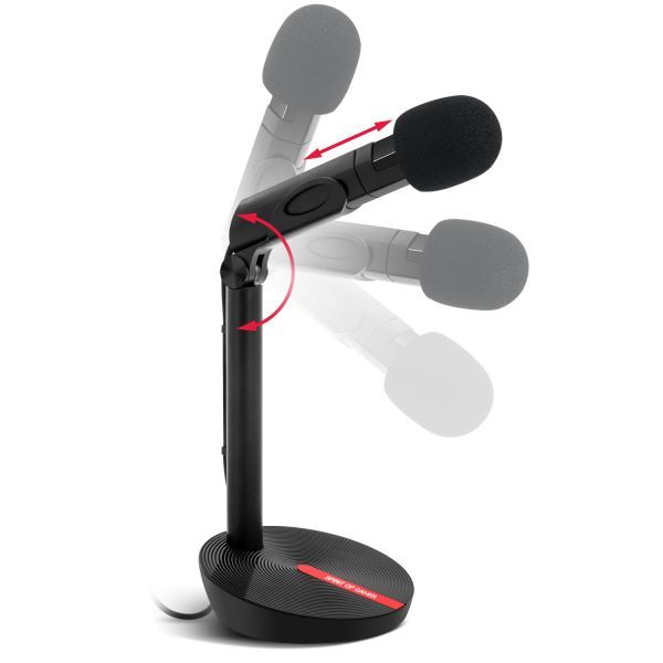 Spirit Of Gamer Eko Gaming microphone Black/Red