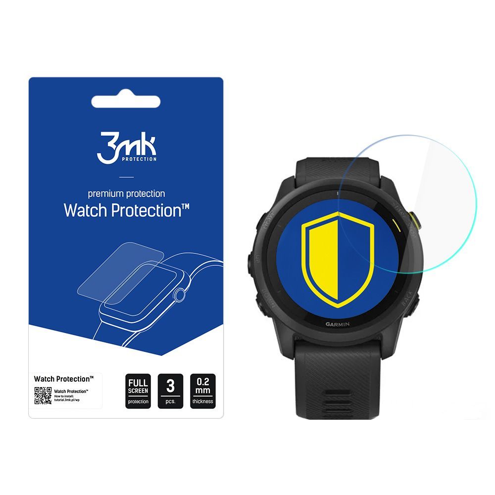 3mk Óra kijelző védőfólia FlexibleGlass hibrid üvegfólia 7H Garmin Forerunner 745