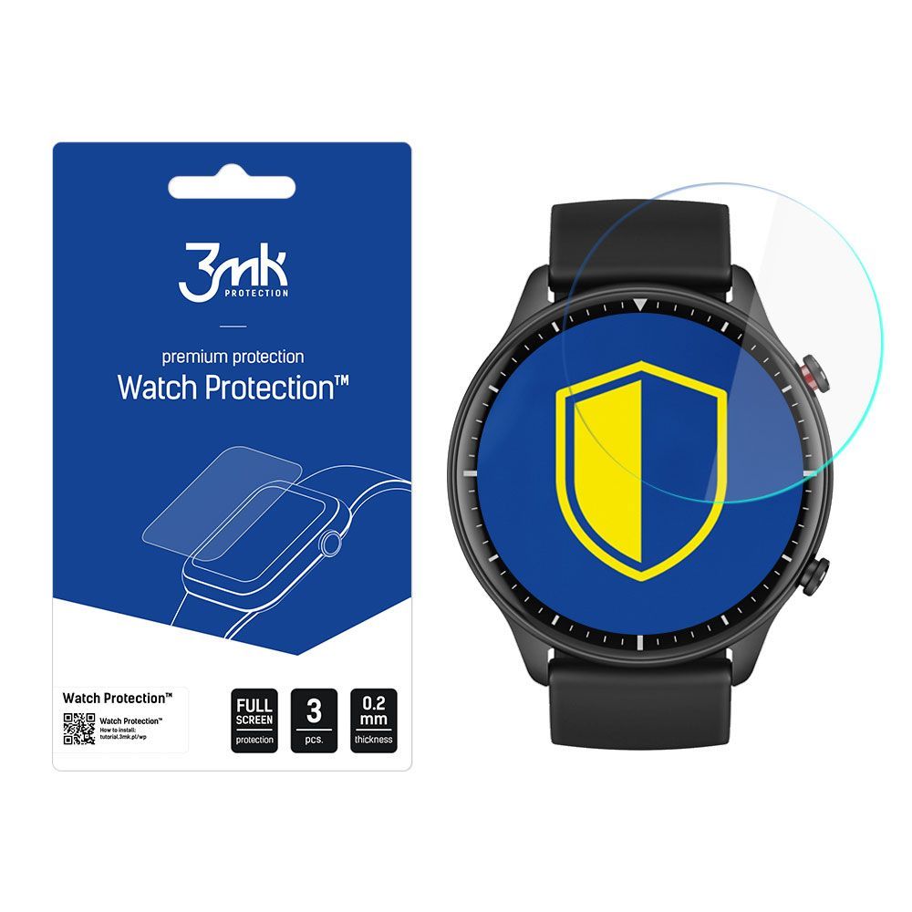 3mk Óra kijelző védőfólia ARC Xiaomi Amazfit GTR 2