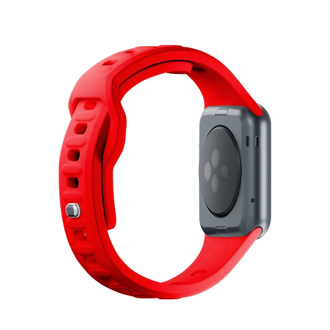 3mk Silicone Watch Szíj for Apple 42/44/45/46/49 mm Red (big)