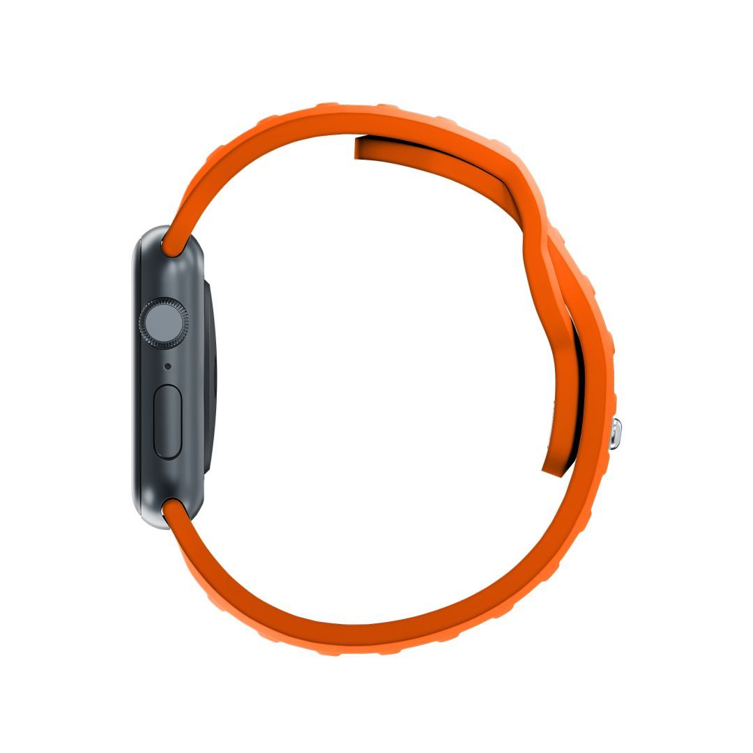 3mk Silicone Watch Szíj for Apple 42/44/45/46/49 mm Orange (big)