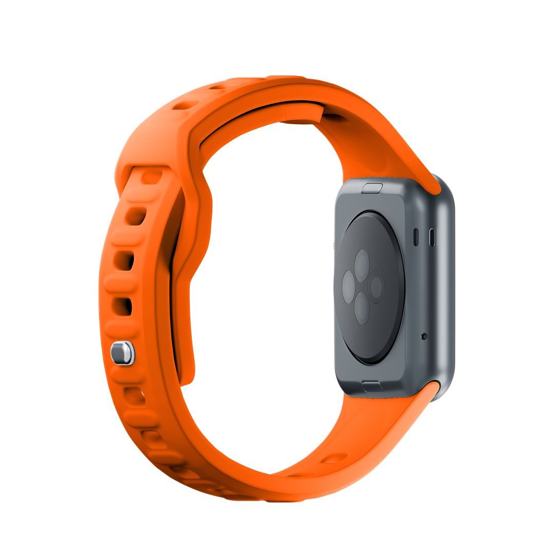 3mk Silicone Watch Szíj for Apple 42/44/45/46/49 mm Orange (big)