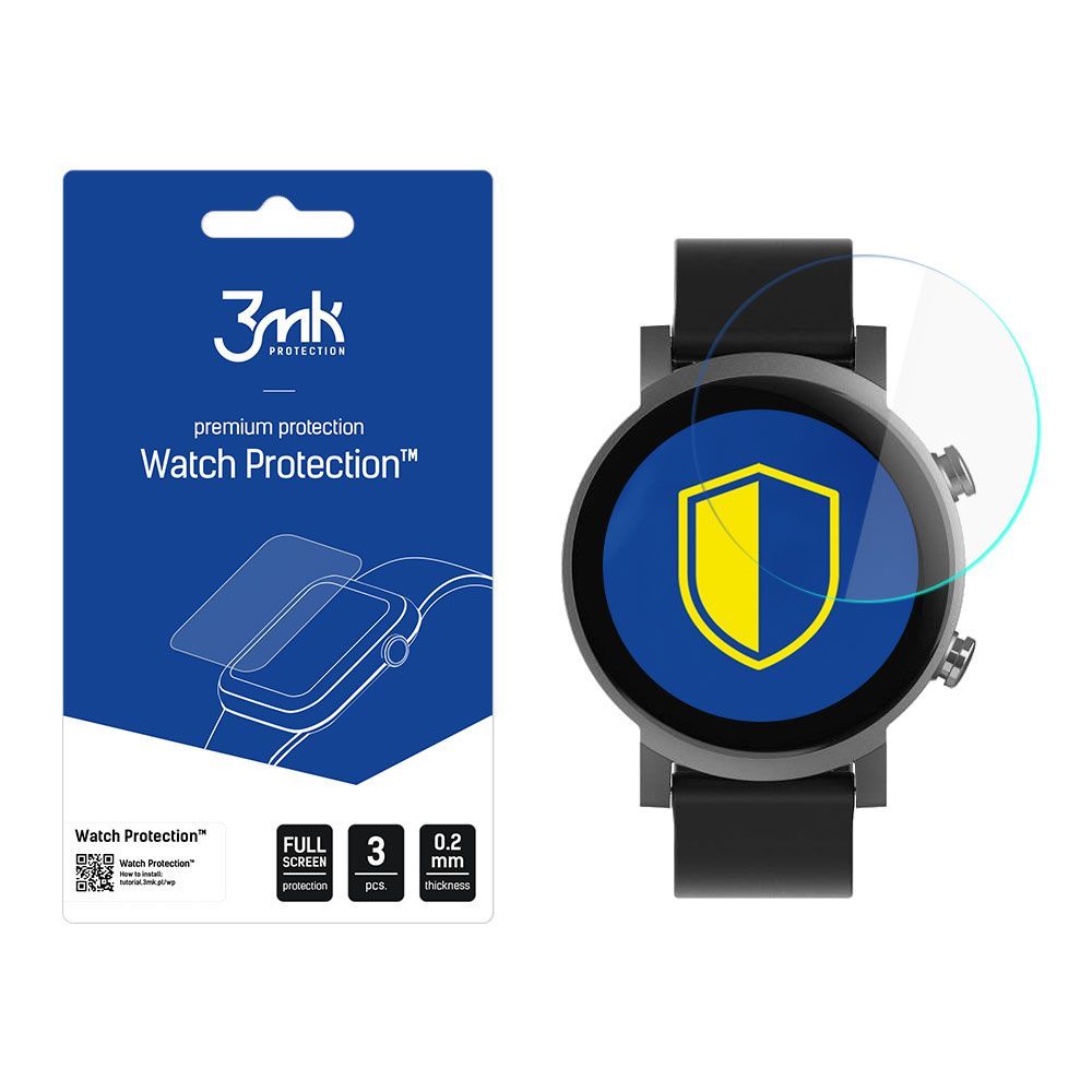 3mk Óra kijelző védőfólia ARC Mobvoi TicWatch E3