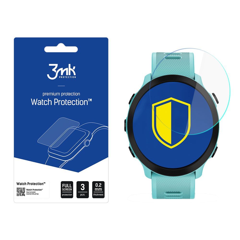 3mk Óra kijelző védőfólia FlexibleGlass hibrid üvegfólia 7H Garmin Forerunner 55