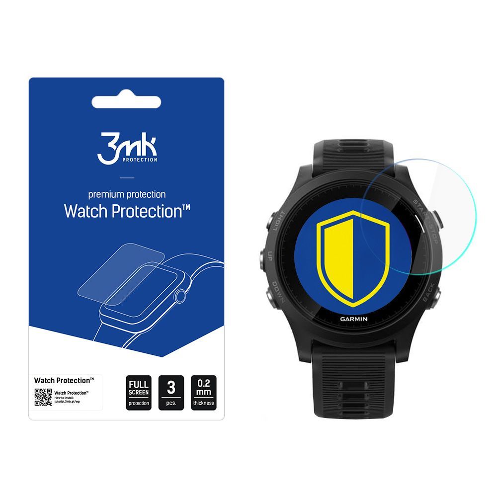 3mk Óra kijelző védőfólia FlexibleGlass hibrid üvegfólia 7H Garmin Forerunner 935