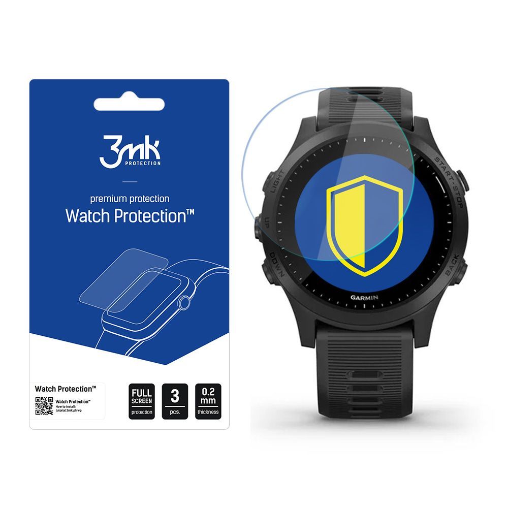 3mk Óra kijelző védőfólia FlexibleGlass hibrid üvegfólia 7H Garmin Forerunner 945