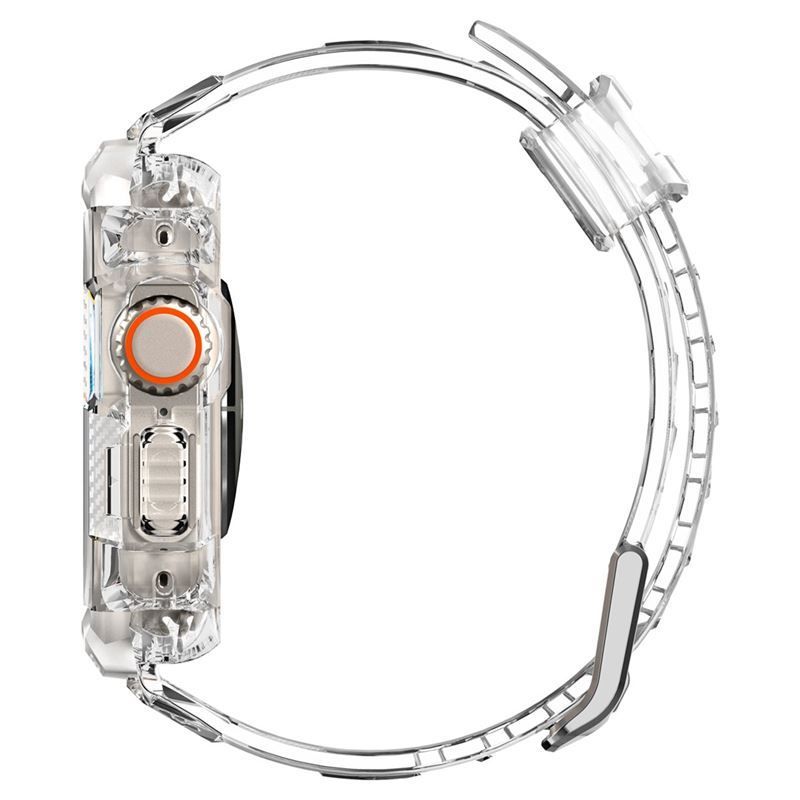 Spigen Rugged Armor Pro, crystal clear - Apple Watch Ultra 2/Ultra 49mm