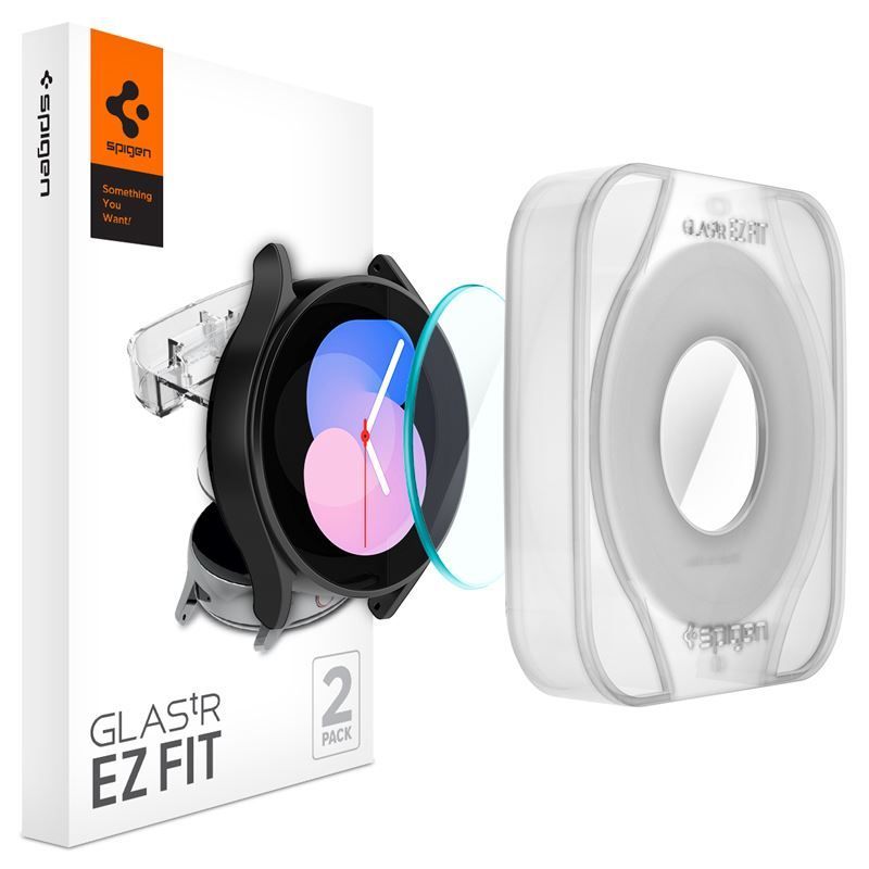 Spigen Glass EZ Fit 2 Pack - Samsung Galaxy Watch5/4 40mm