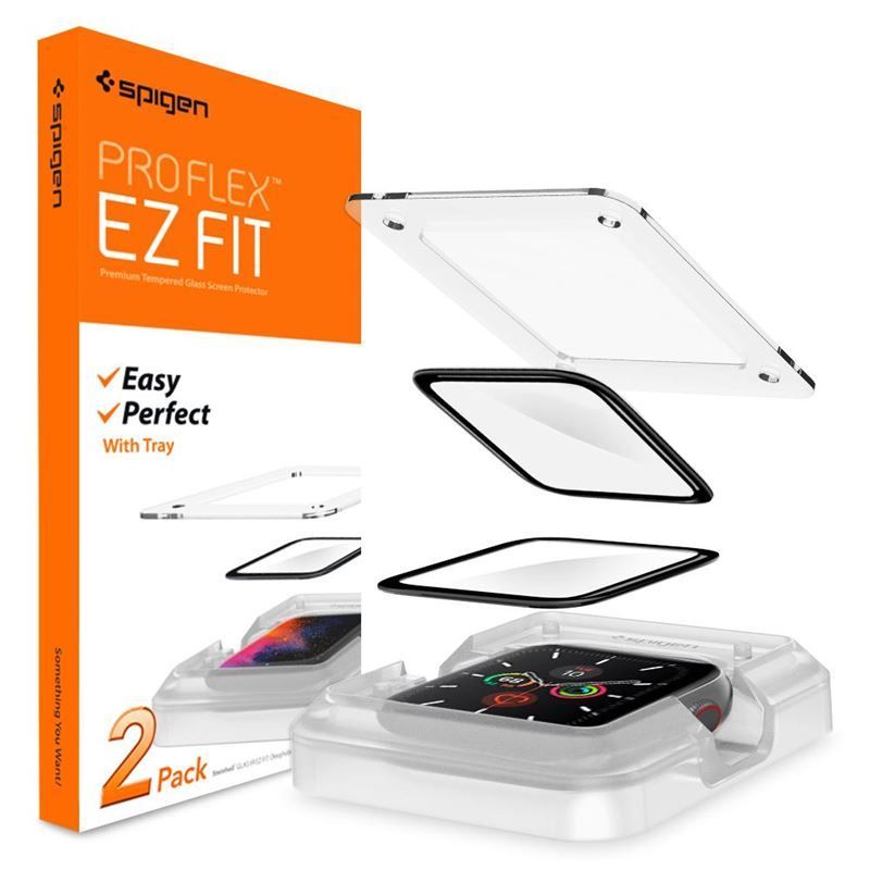 Spigen Pro Flex EZ Fit 2 Pack - Apple Watch SE 2022/6/SE/5/4 (40mm)