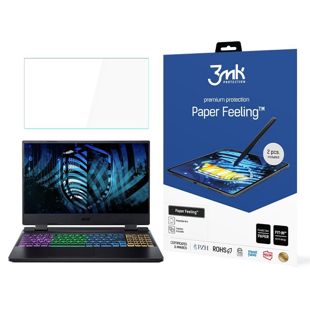 3mk Paper Feeling védőfólia rajzoláshoz Acer Nitro 5 15,6"