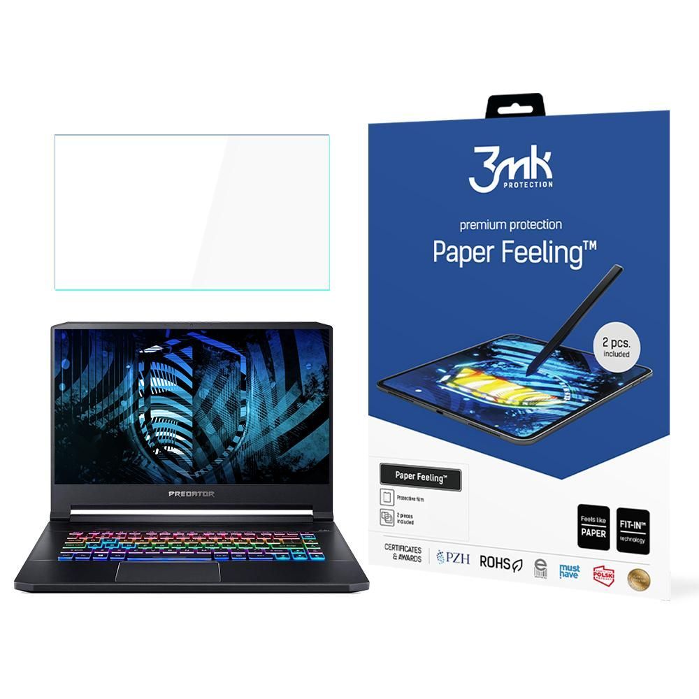 3mk Paper Feeling védőfólia rajzoláshoz Acer Predator Triton 500