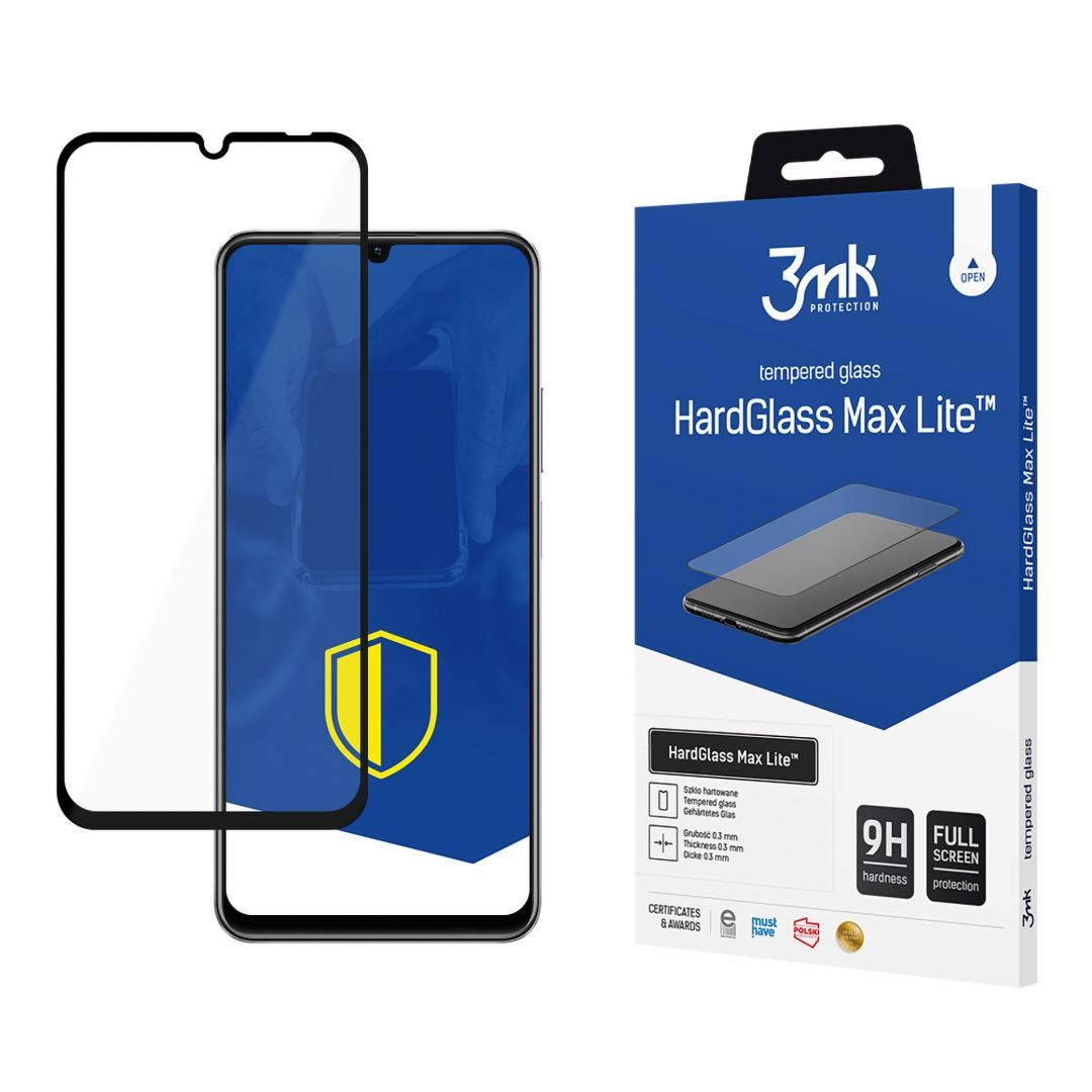 3mk HardGlass Max Lite edzett üvegfólia 9H Fekete Realme C51/C53