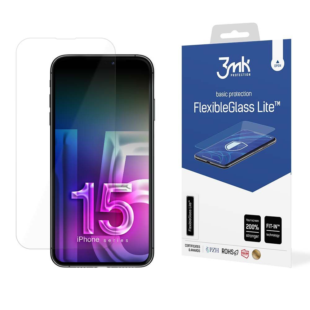 3mk FlexibleGlass Lite hibrid üvegfólia 7H Apple iPhone 15 Pro Max