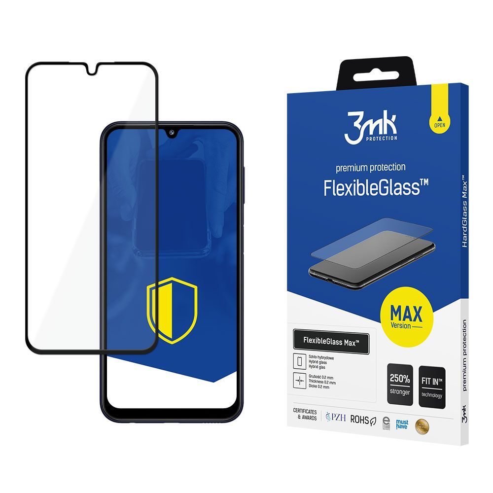 3mk FlexibleGlass Max hibrid üvegfólia 7H Fekete Samsung Galaxy M34 5G