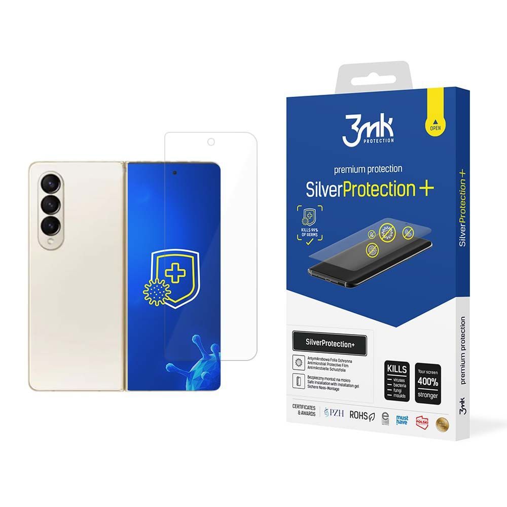 3mk SilverProtection+ antimikrobiális védőfólia Samsung Galaxy Z Fold4 (Front)