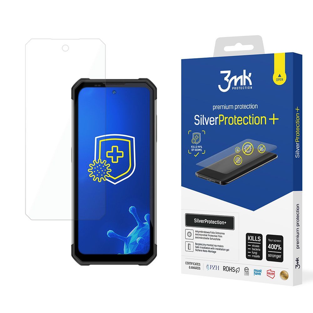 3mk SilverProtection+ antimikrobiális védőfólia Oukitel WP17