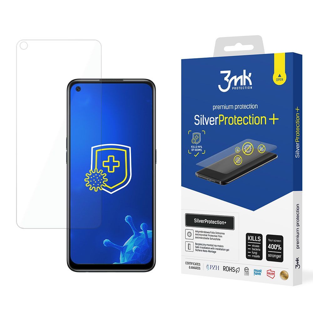 3mk SilverProtection+ antimikrobiális védőfólia Oppo A55s (aparat z boku)