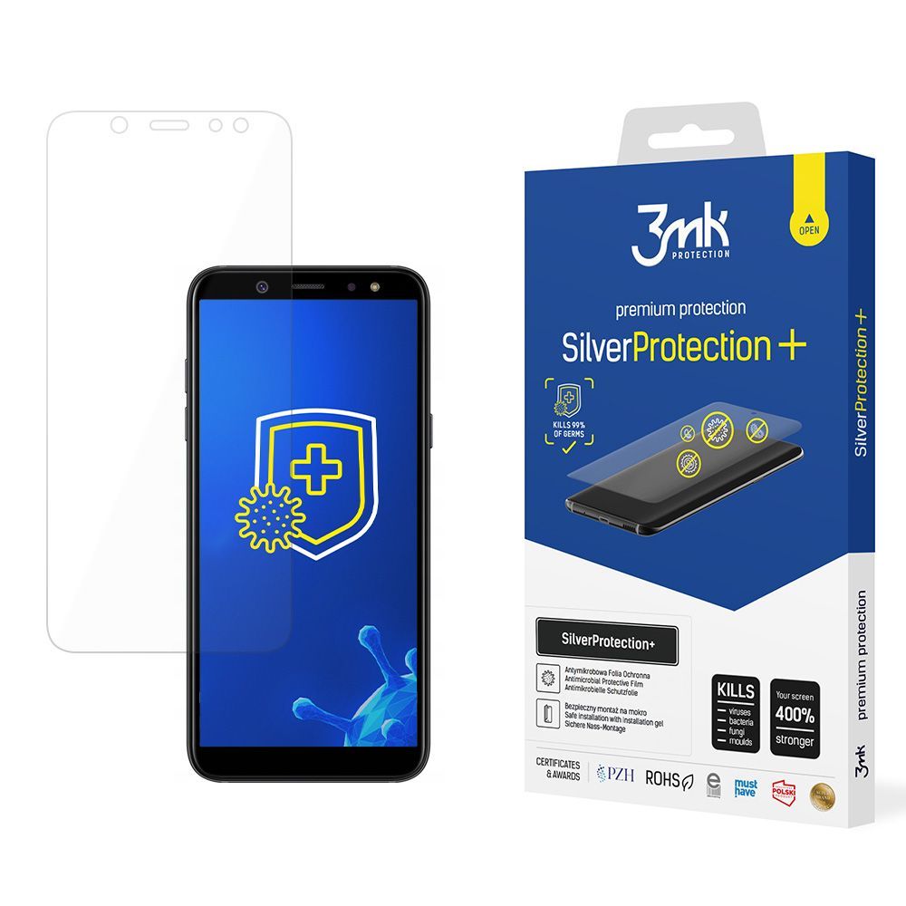 3mk SilverProtection+ antimikrobiális védőfólia Samsung Galaxy A6