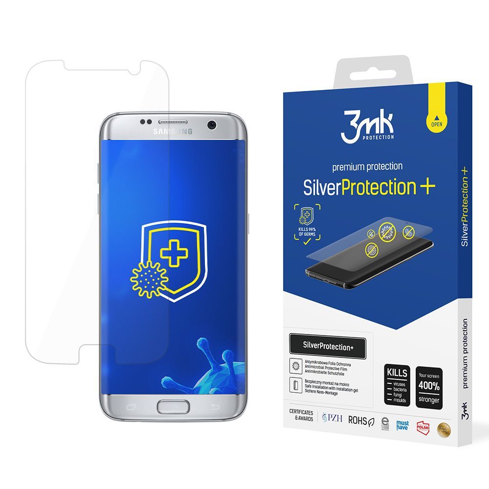 3mk SilverProtection+ antimikrobiális védőfólia Samsung Galaxy S7 Edge