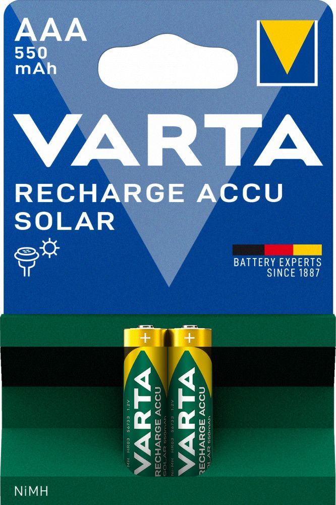 Varta 550mAh AAA Ni-MH akkumulátor 2db/csomag