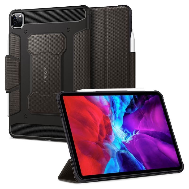 Spigen Rugged Armor Pro, gunmetal - iPad Pro 11" (2022/2021/2020/2018)