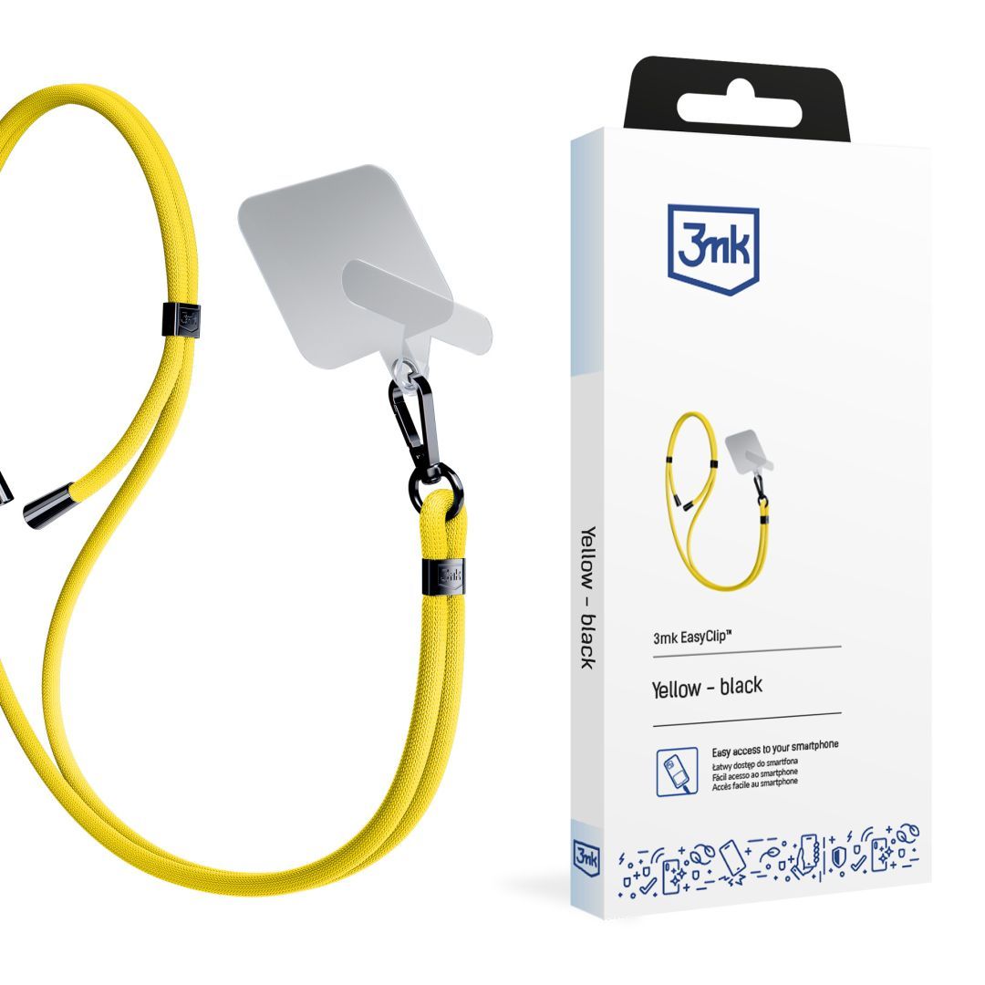 3mk EasyClip kiegészítő Yellow (fekete)