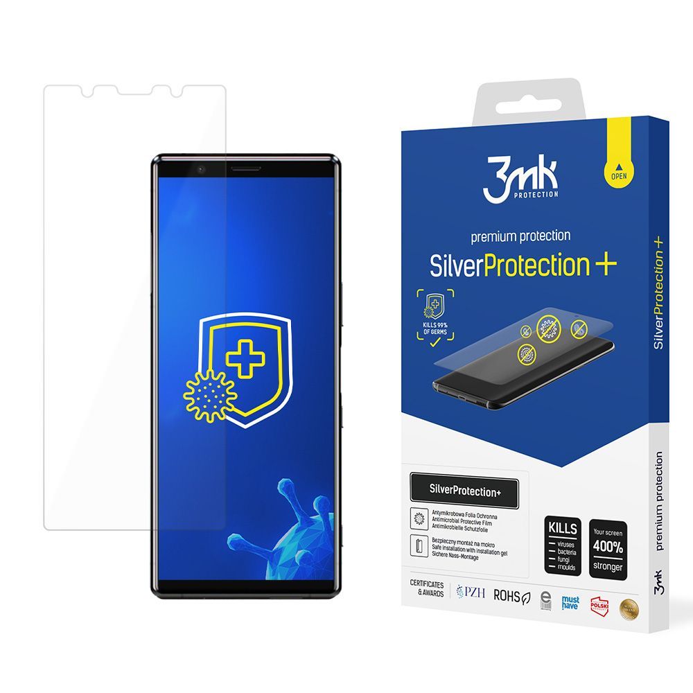 3mk SilverProtection+ antimikrobiális védőfólia Sony Xperia 5