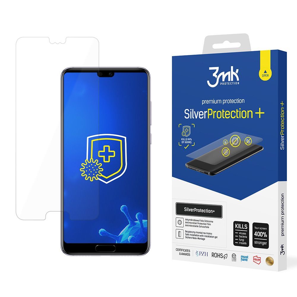 3mk SilverProtection+ antimikrobiális védőfólia Huawei P20