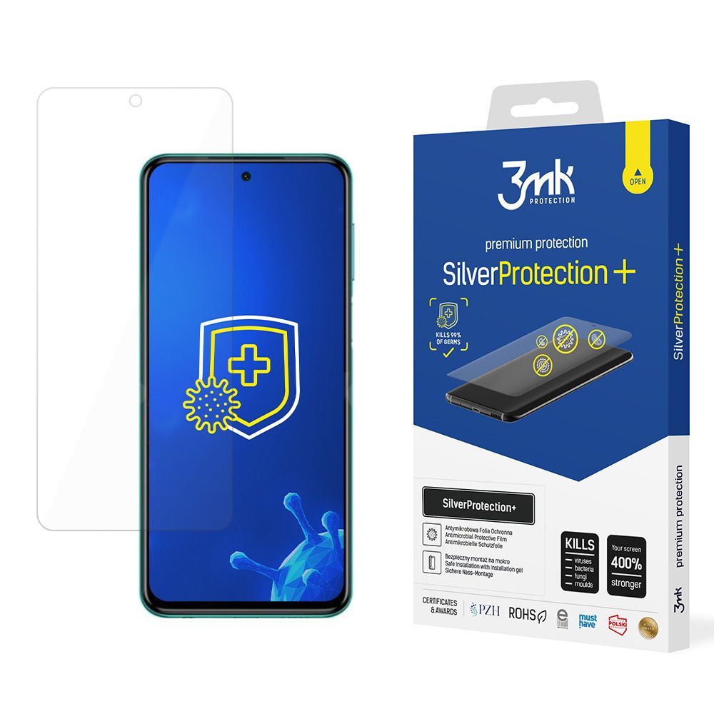 3mk SilverProtection+ antimikrobiális védőfólia Xiaomi Redmi Note 9 Pro 4G