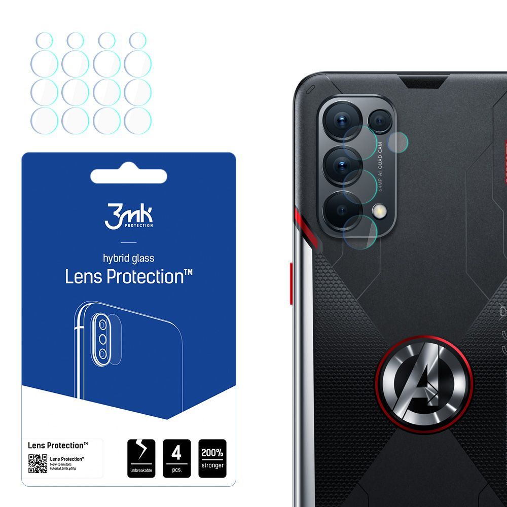 3mk Kameralencse védőfólia Oppo Reno 5 Marvel Edition