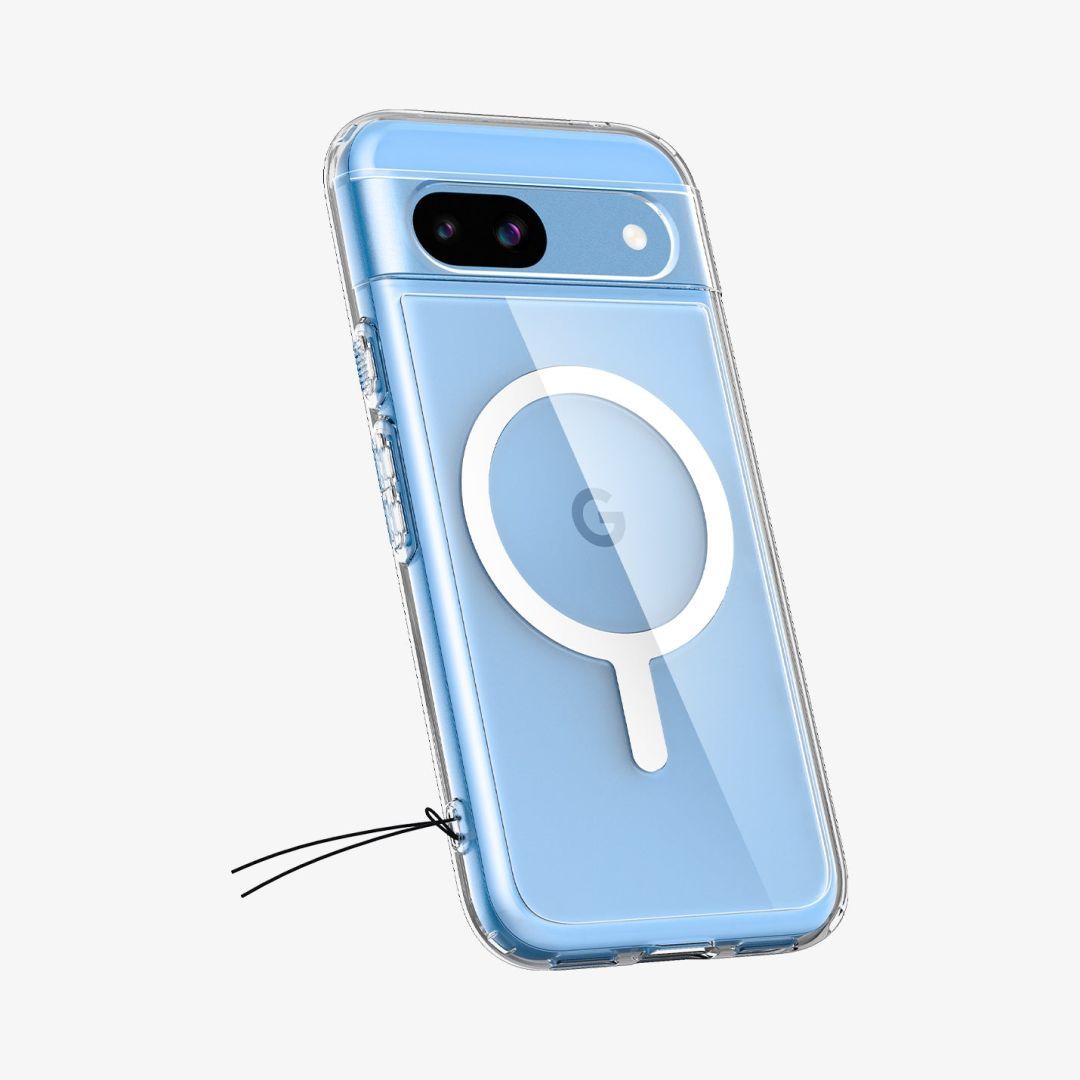 Spigen Ultra Hybrid OneTap Metal Ring MagSafe Google Pixel 8a White Spigen Ultra Hybrid OneTap Metal Ring MagSafe Google Pixel 8a White