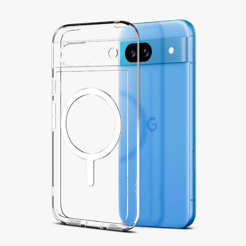 Spigen Ultra Hybrid OneTap Metal Ring MagSafe Google Pixel 8a White Spigen Ultra Hybrid OneTap Metal Ring MagSafe Google Pixel 8a White