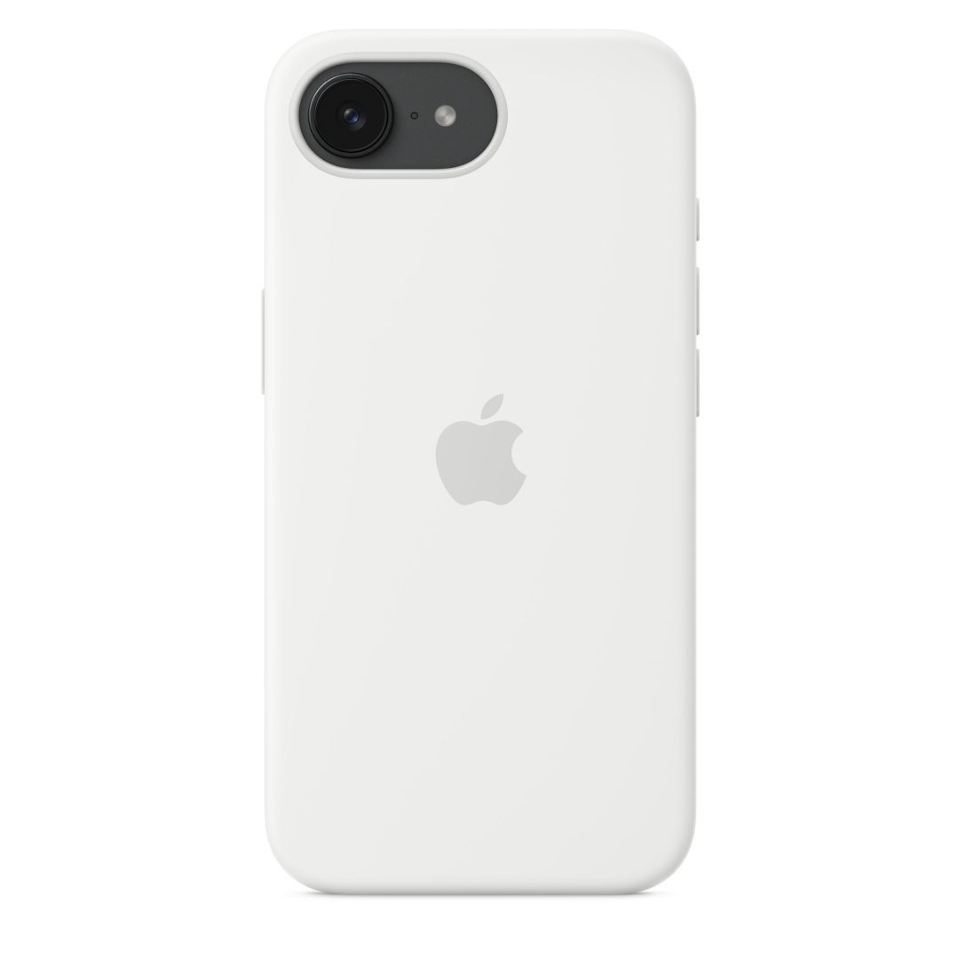 Apple iPhone 16e Silicone Case White Apple iPhone 16e Silicone Case White