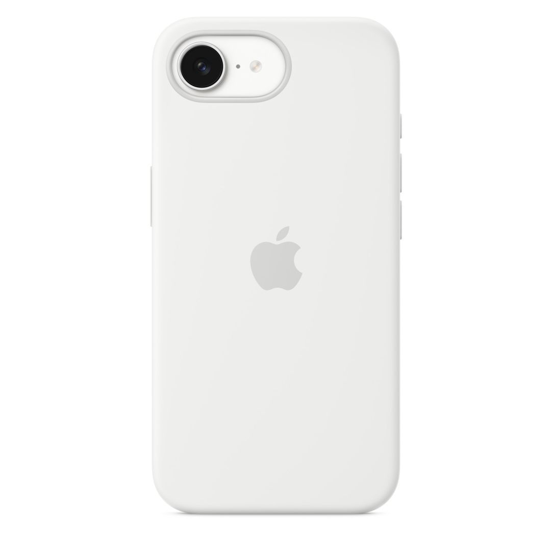 Apple iPhone 16e Silicone Case White Apple iPhone 16e Silicone Case White