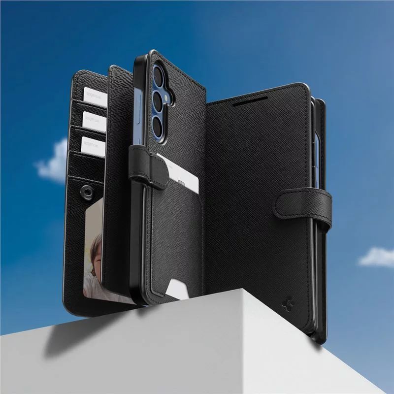 Spigen Wallet S Samsung Galaxy S25+ Black Spigen Wallet S Samsung Galaxy S25+ Black