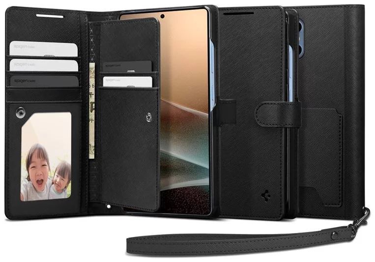 Spigen Wallet S Samsung Galaxy S25 Ultra Black