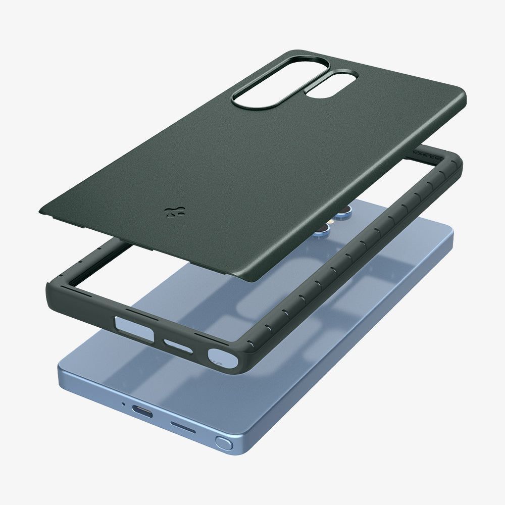 Spigen Thin Fit MagSafe Samsung Galaxy S25 Abyss Green