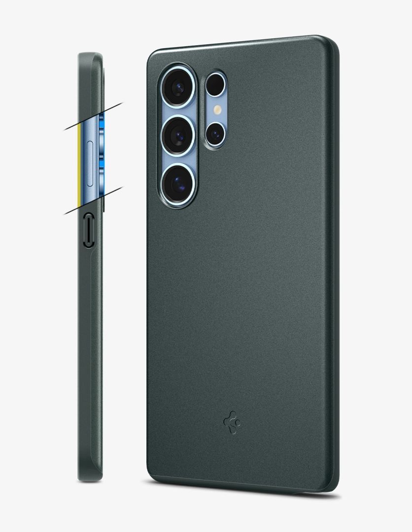 Spigen Thin Fit MagSafe Samsung Galaxy S25 Abyss Green