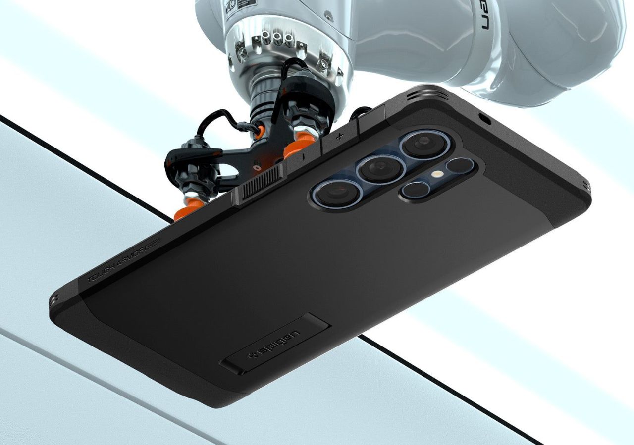 Spigen Tough Armor MagSafe Samsung Galaxy S25+ Gunmetal Spigen Tough Armor MagSafe Samsung Galaxy S25+ Gunmetal