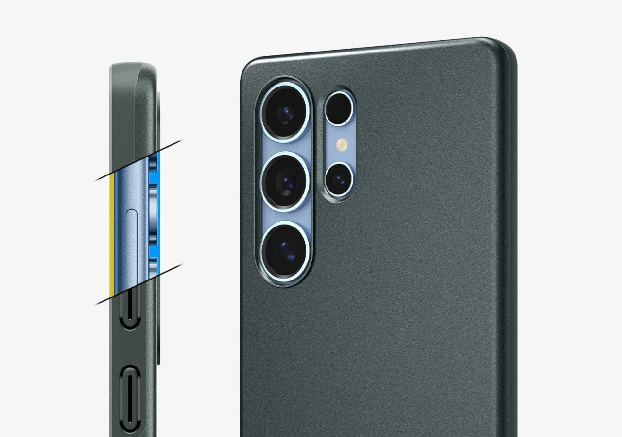 Spigen Thin Fit MagSafe Samsung Galaxy S25 Ultra Abyss Green